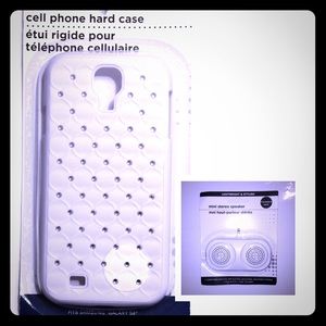 White Diamond 5/5S IPhone Cellphone Case & Speaker