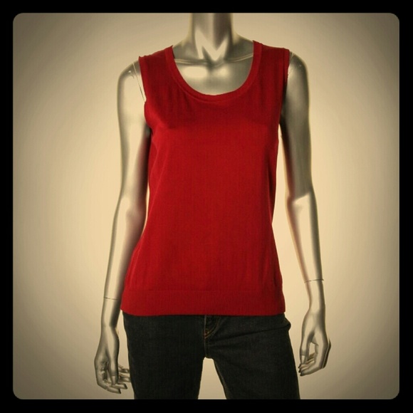 August Silk Sleeveless Sweater