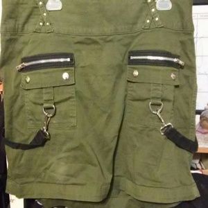 Tripp skirt. Army green bondage size 16