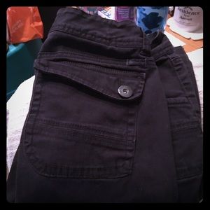 Unionbay black cargo pants worn once size 7