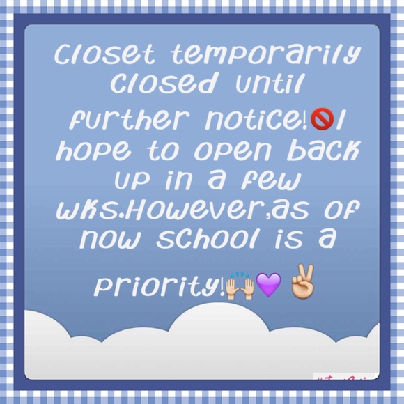 CLOSET CLOSED❌❌❌❌