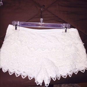 Lace shorts