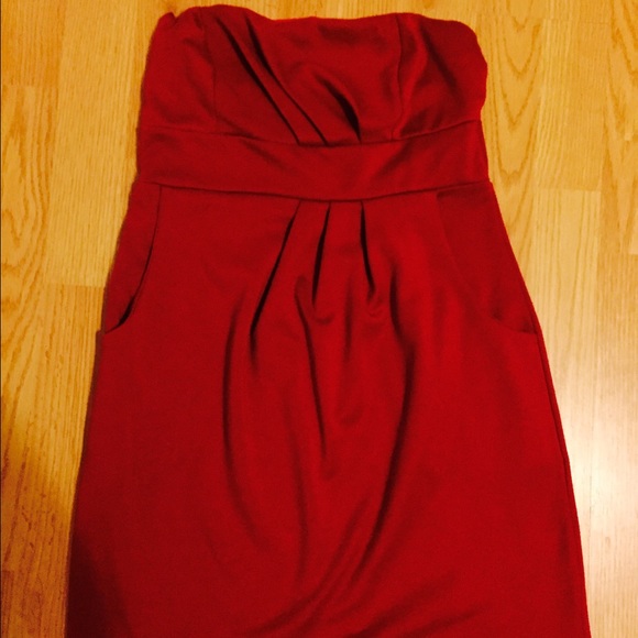 Little red dress.