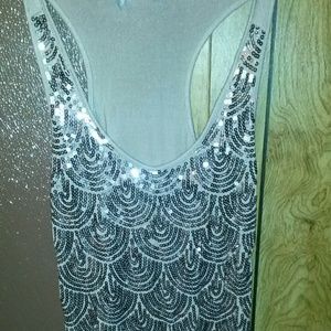 Charlotte Ruse Sequin Tank