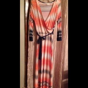 Amazing multi colored Maxi Dress!