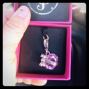 Brand new JUICY COUTURE Glass shaped Pendent