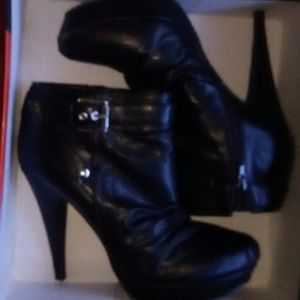 G by guess black booties