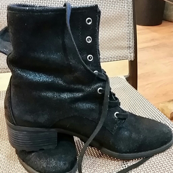 Black ankle boots