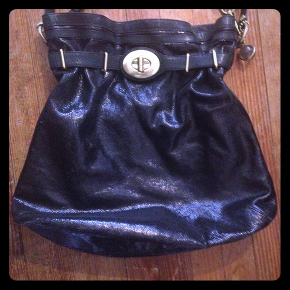 Authentic black Coach handbag