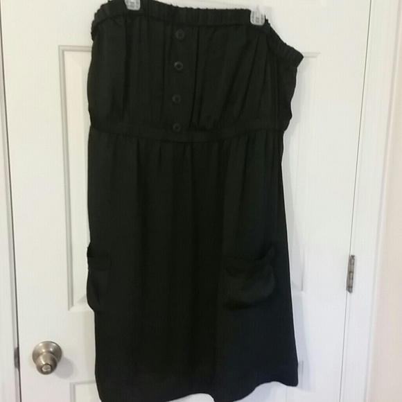 Black tube dress
