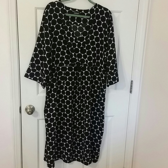 Faux wrap dress