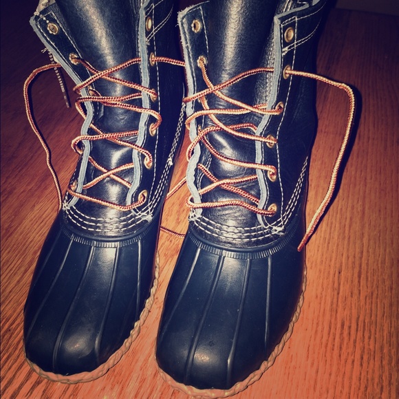 L.L Bean 6" Thinsulate raven blue boots