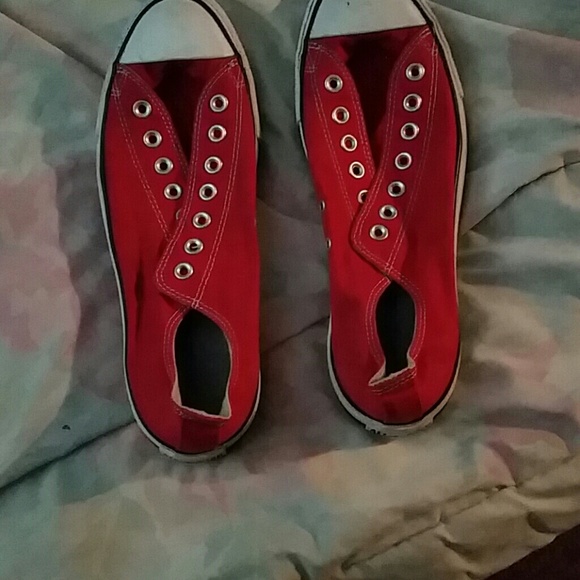 Red converse