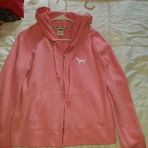 Victorias secret zip up hoodie