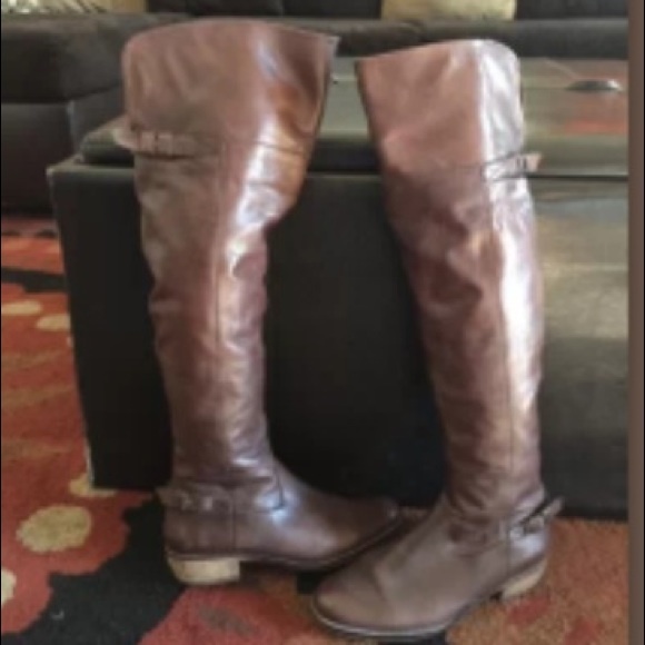 Steve Madden boots knee high or roll over