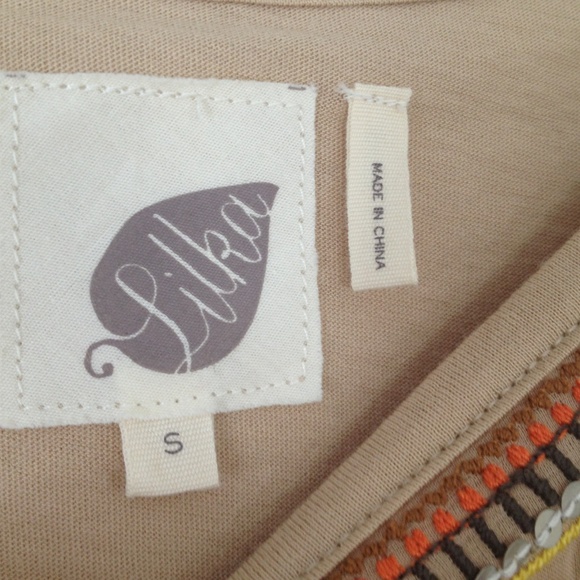 NWOT Anthropologie Tribal Embroidered Top - Picture 3 of 4