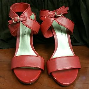 Red Ann Marino Heels