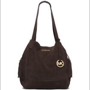 Ashbury Suede Extra-Large Shoulder Bag