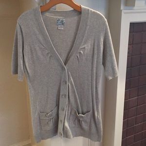 Anthropologie cotton cardigan size M
