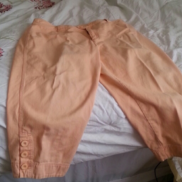 Peach capris