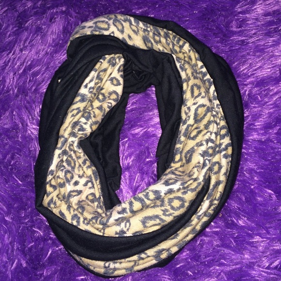 Leopard Print Charlotte Russ infinity scarf