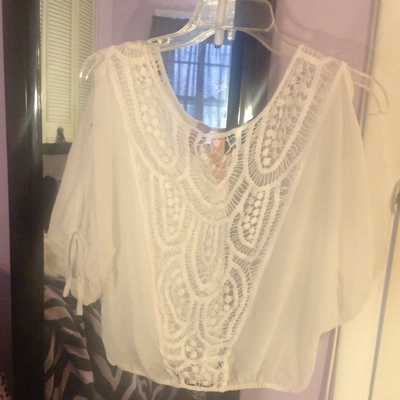 White button up blouse