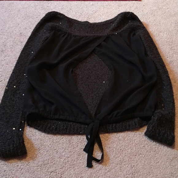 Dark Navy AMERICAN EAGLE long sleeve size XS - Picture 3 of 4