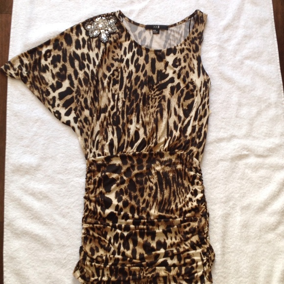 Leopard print dress