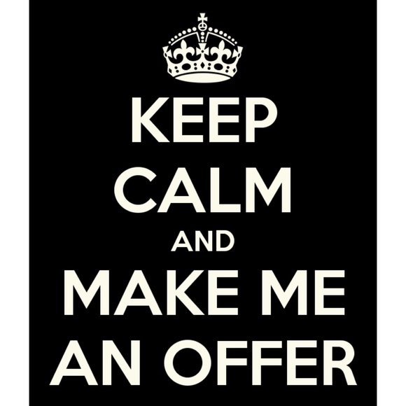 Love the item but not the price?! Make an offer 🎉