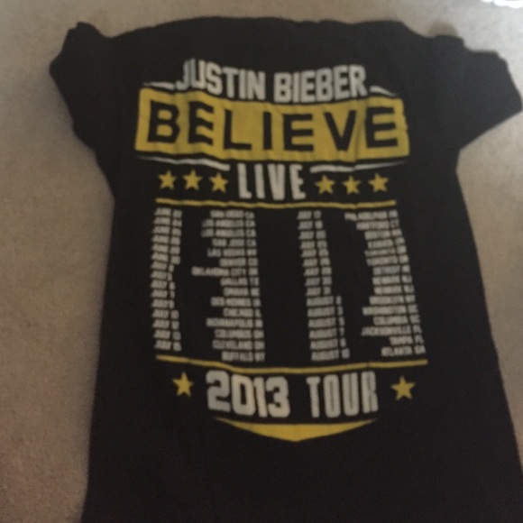 justin bieber tour shirt - Picture 2 of 2