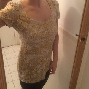 Shimmery Gold Beulah Shirt