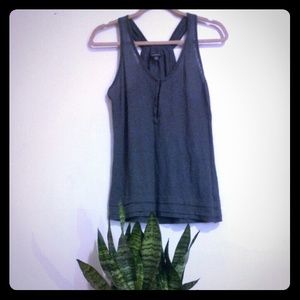 Linen Racer Back top