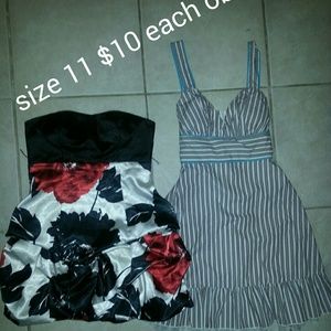 Fun dresses $10 each