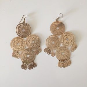 Gold Chandelier Earrings