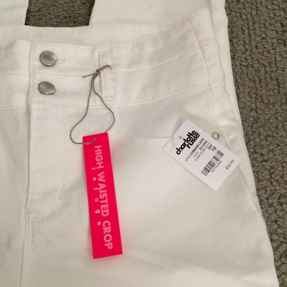 ❌SOLD❌ High Waisted Cropped Pants - Picture 3 of 4