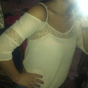 Beige top from charlotte russe Small