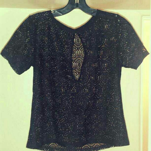 Nordstrom black cut out pattern