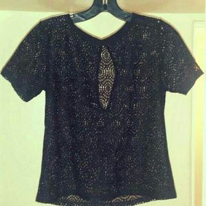 Nordstrom black cut out pattern