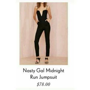 Nasty Gal Midnight Run Jumpsuit