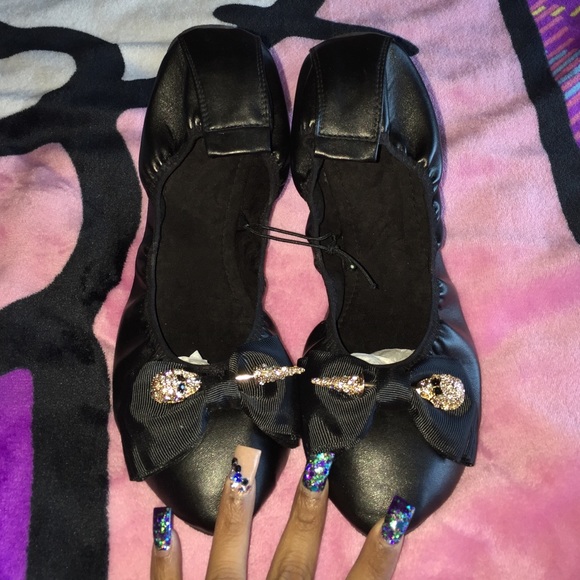 Black Ballerina flats