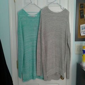 Two Cozy Knit Sweaters