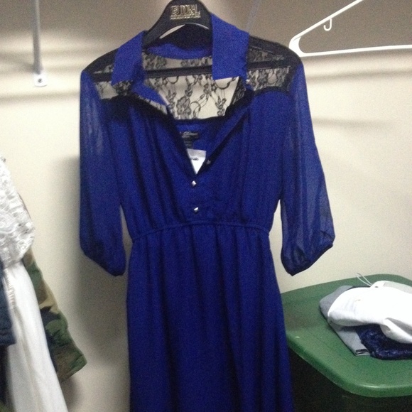 High low lace dress