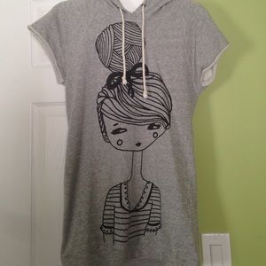 Zara Girl Short-Sleeve Sweatshirt