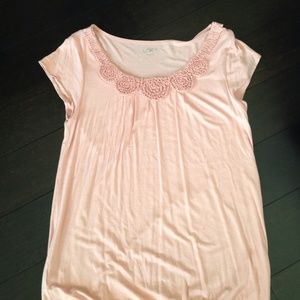 Loft shirt with rosettes- pink