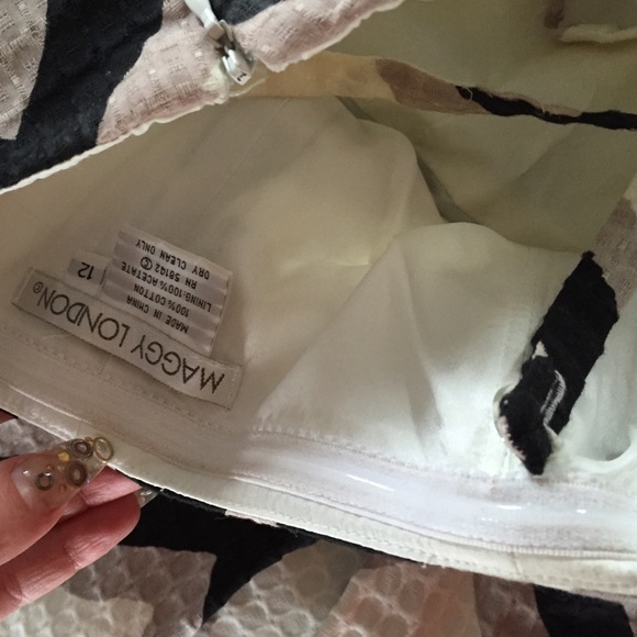 PRETTY dress summer spring flare full skirt black - Picture 4 of 4