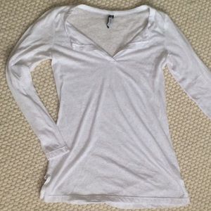 White Burnout Pattern Tunic