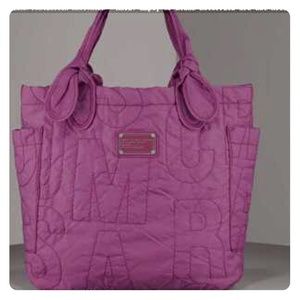 Marc Jacobs Nylon purple Tate bag