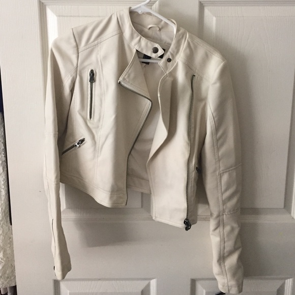 White Leather Jacket