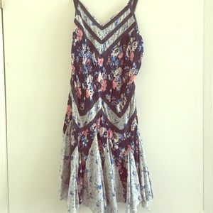 HOLD FP Floral Trapeze Blue Summer Dress Bundle
