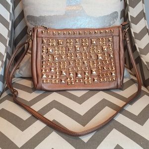 MMS Design Studio  bronze cross body bag